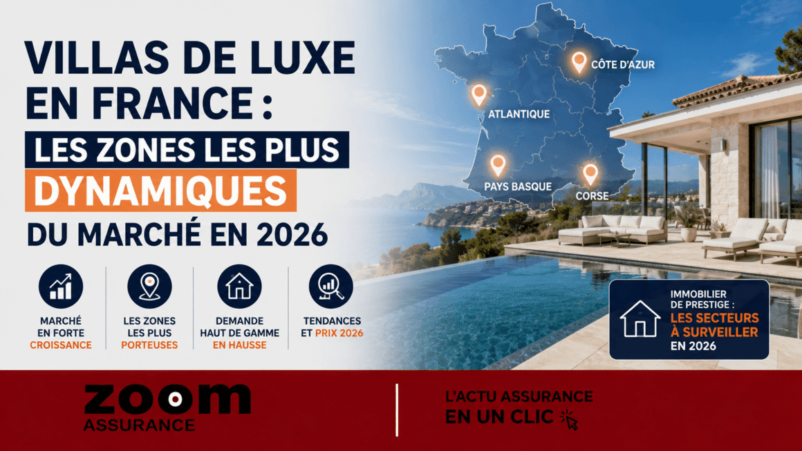 Marché villa de luxe France 2026 : profils d’acheteurs HNW, UHNW, zones clés, impact fiscal et exigence accrue sur rénovation et performance énergétique.