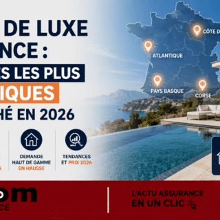Marché villa de luxe France 2026 : profils d’acheteurs HNW, UHNW, zones clés, impact fiscal et exigence accrue sur rénovation et performance énergétique.