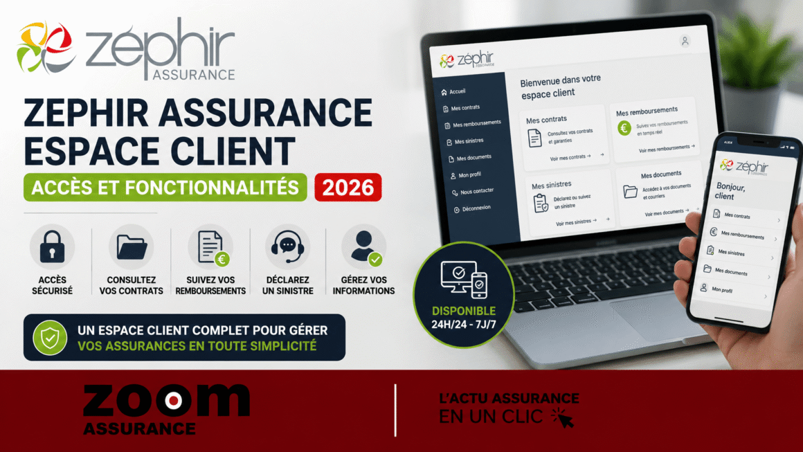 Zephir Assurance Espace Client accès et fonctionnalités 2026